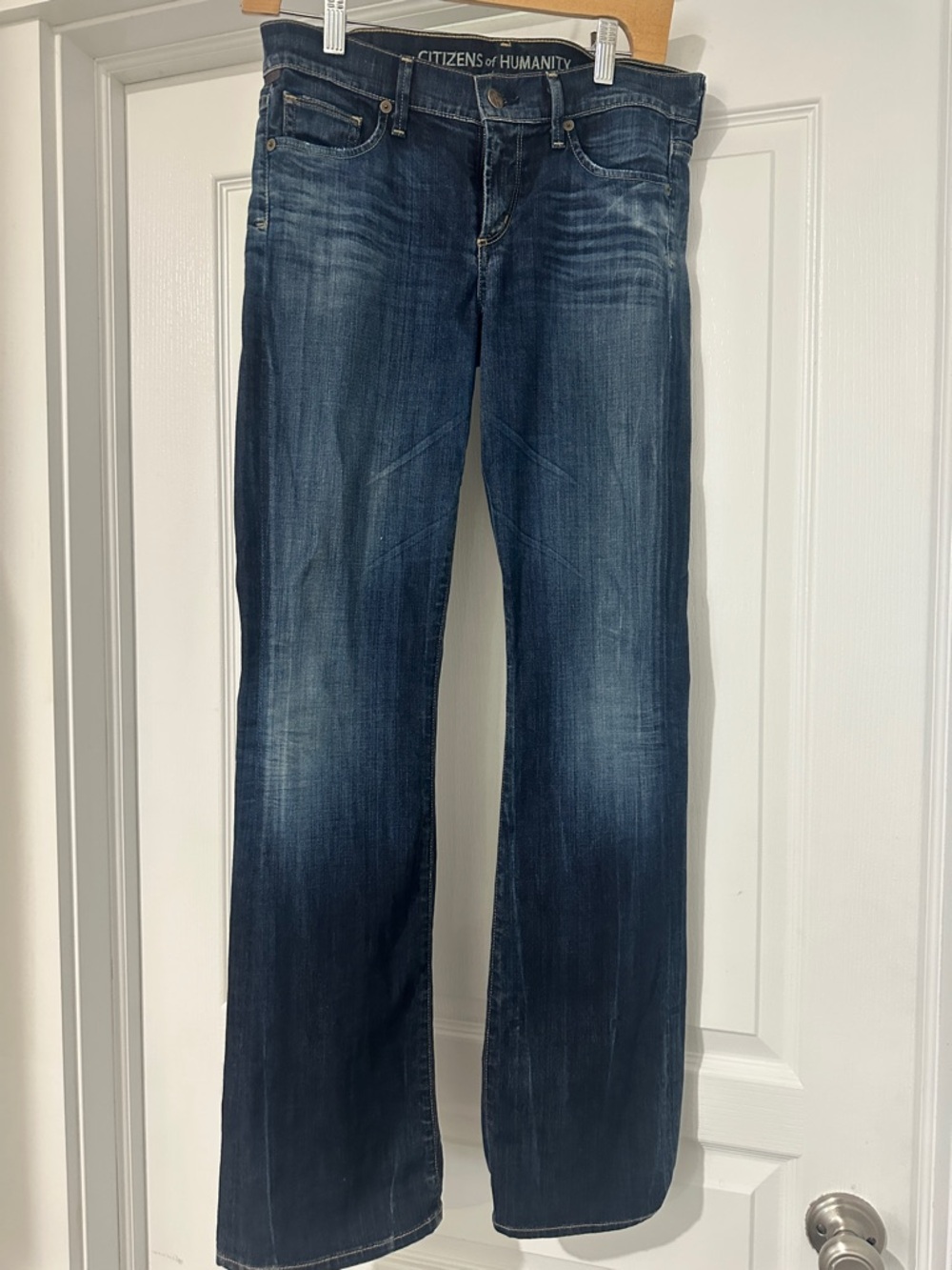 Citizens of Humanity Indigo Faded Bootcut Jeans